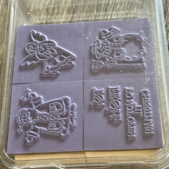 Stampin Up! 2000’s Festive Friends set of 4 stamp kit - Picture 3 of 3